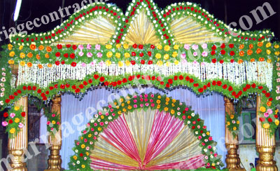 wedding stage decorators in tirupati